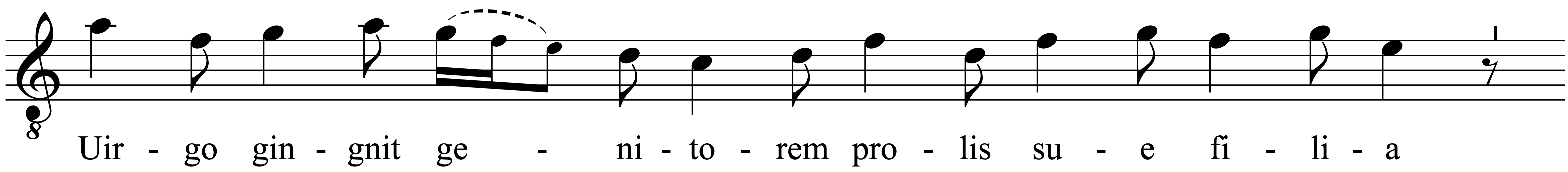Work musical notation